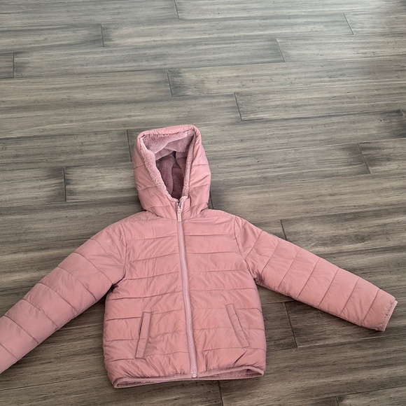 Abercrombie Kids Light Pink Puffer Jacket